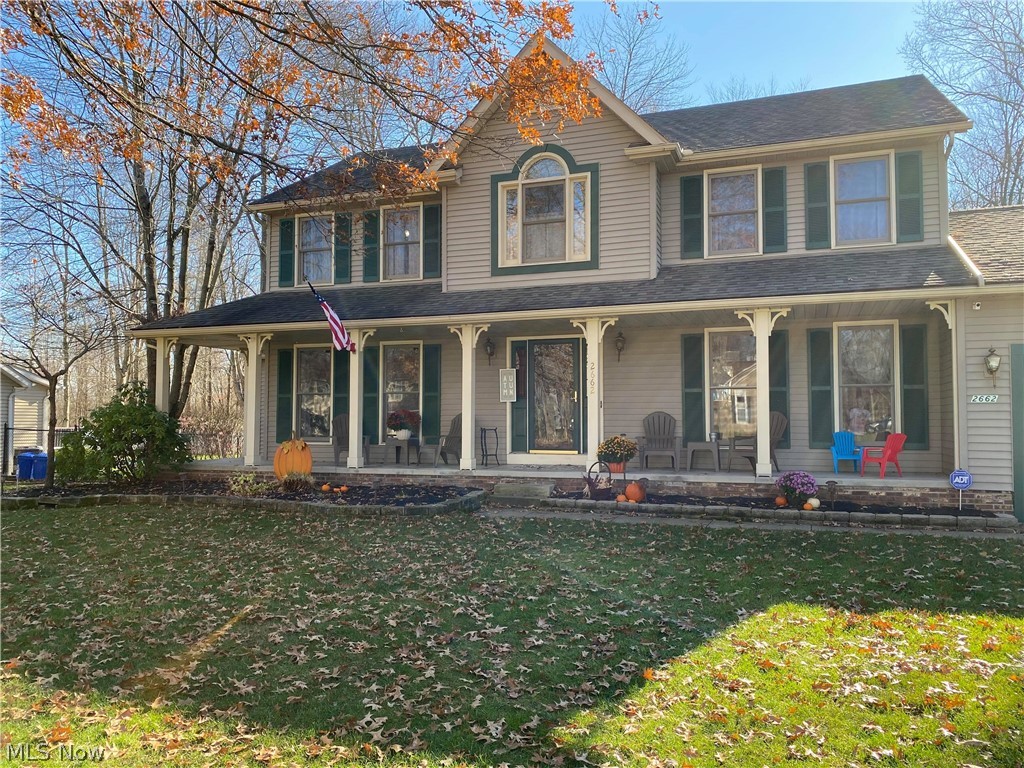 Welcome to 2662 Duquesne Drive, a beautiful 4-bedroom, 2.5 bathroom Colonial home in Stow located on a wooded lot that backs up to Silver Springs Park. This home is located on a quiet cul-de-sac with quick access to Route 8. Close to Fox Den Golf Course, Silver Springs Park and the Hike and Bike Trail.  Available for showings on 12/5/2020