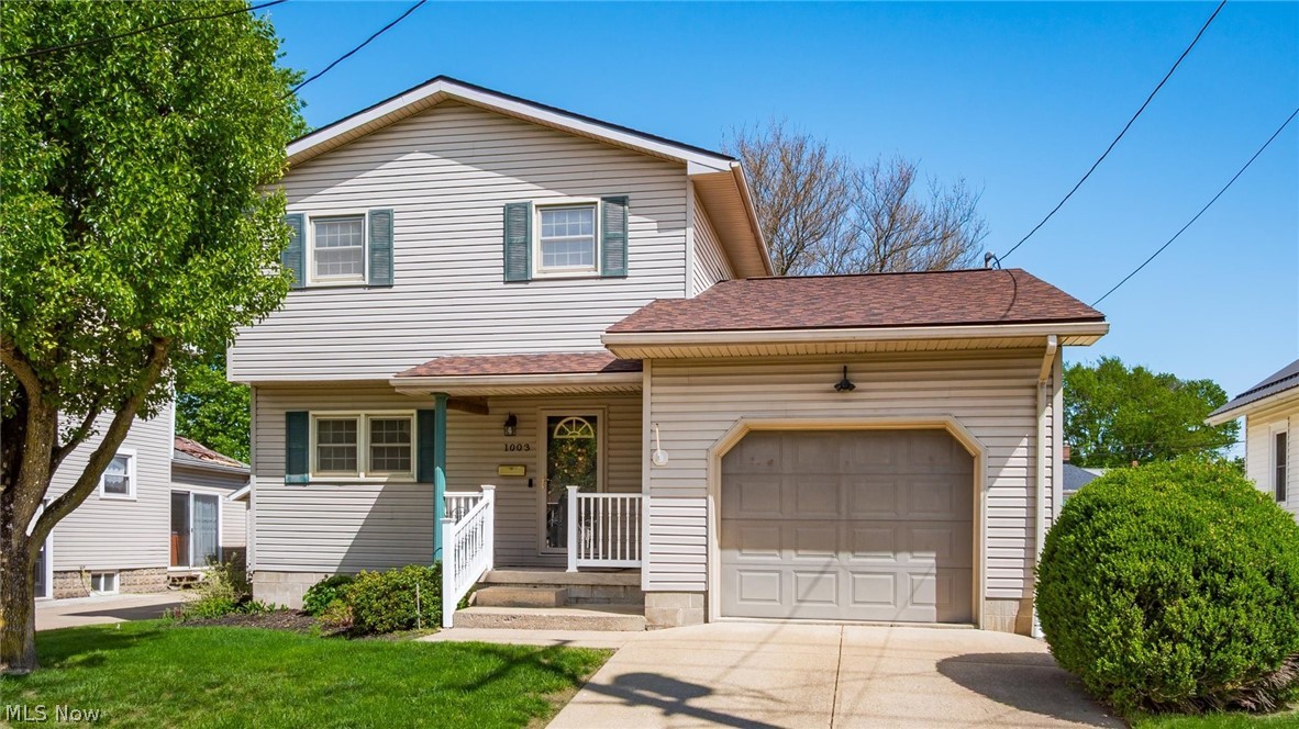 Built in 1993, this well-maintained home offers a flexible and functional layout with 4 bedrooms, including a convenient first-floor bedroom and three additional bedrooms upstairs. The home features two full baths, with the basement already plumbed for a third—providing great potential for future expansion.

The fully applianced kitchen showcases beautiful oak cabinetry, along with durable tile flooring, while LVT flooring enhances the main living areas. French doors lead to a bright and inviting four-season sunroom—perfect for relaxing year-round.

Enjoy the convenience of a first-floor stackable washer and dryer, plus an additional laundry area in the basement, which also includes an extra refrigerator and deep freezer. Recent updates such as a newer roof and updated furnace and central air offer peace of mind.

Outdoor features include both front and back porches, an attached one-car garage, and a garden shed—ideal for storage or hobby use. This home combines comfort, practicality, and value with room to grow.