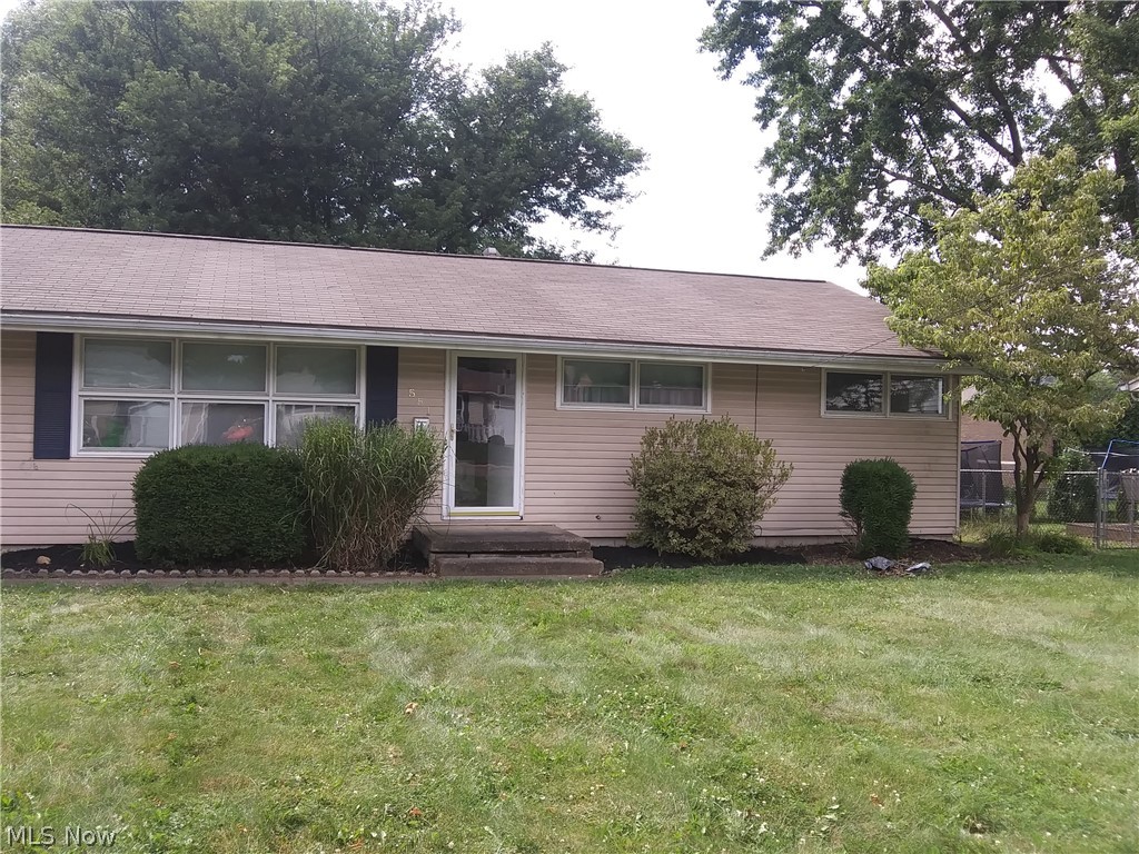 Come see this newly landscaped, 3 bedroom, 2 bathroom ranch, 1 car attached garage with opener in the heart of North Canton! This home is located on a quiet street near shopping, The Strip, library, restaurants and local YMCA. First floor has eat-in kitchen (all appliance stay) with sliding glass door that opens to a nice size deck and large tranquil back yard. First floor tub has new fixtures. All 3 bedrooms have attractive ceiling fans. The lower level contains a Rec room, bonus room, along with a full bath adding to the living space of the home. Lower level bath has new shower stall and commode. Plenty of storage on the lower level and a laundry room. New hot water tank-March 2019, furnace- replaced major parts -April 2019. Lower level floors have been Drylock-July 2019. Newly installed copper pipes and glass block windows. Seller offering Home warranty. UPDATE: Seller offering a new $500 flooring allowance!!