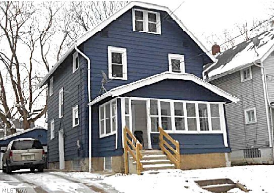 Look at this fully renovated gem in South Akron! This Turnkey, tenant-occupied investment property is ready for a new owner! This Colonial features over 1200 square feet of living space. Enclosed front porch welcomes you into the living room, and formal dining room is nicely sized and allows for great natural light! Kitchen is spacious with an additional dinette area and a half bath on main level for convenience. Spacious basement, lots of storage and room for extra recreational use, 2 car detached garage, nice concrete driveway and partially fenced in backyard! Updates include: Roof and all mechanics under 10 years, 4 years Hot Water Tank, all interior paint, ALL Newer Exterior paint done on the home, carpet, all ceilings redone, light fixtures, Full bathroom renovated, Kitchen fully renovated, basement drylock and painted.  No showings until contract/tenant occupied/present offer contingent on walk thru/and inspection etc. Currently tenant occupied, tenant in process of moving. Property will transfer vacant, average rent $1400/mo. Close to freeway access, parks, shopping, restaurants, hospitals and more! This will not last long, reach out to listing agent directly with questions.