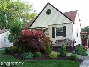 Charming 3 bed 1 1/2 bath home on a quiet street in Eastlake close to shopping, recreation, and parks. Many updates throughout the home including a remodeled bathroom in 2017, new air conditioning unit in 2018, and new hot water tank in 2019. Large basement with a beautiful ceramic tile shower, possible fourth bedroom on the second floor. Stunning park lake yard with a patio, completely fenced in. Washer/dryer and refrigerator in kitchen stay.  Freezer in basement and refrigerator in garage do not stay. Don't miss your chance to see this beautiful well maintenance home it won't last long.