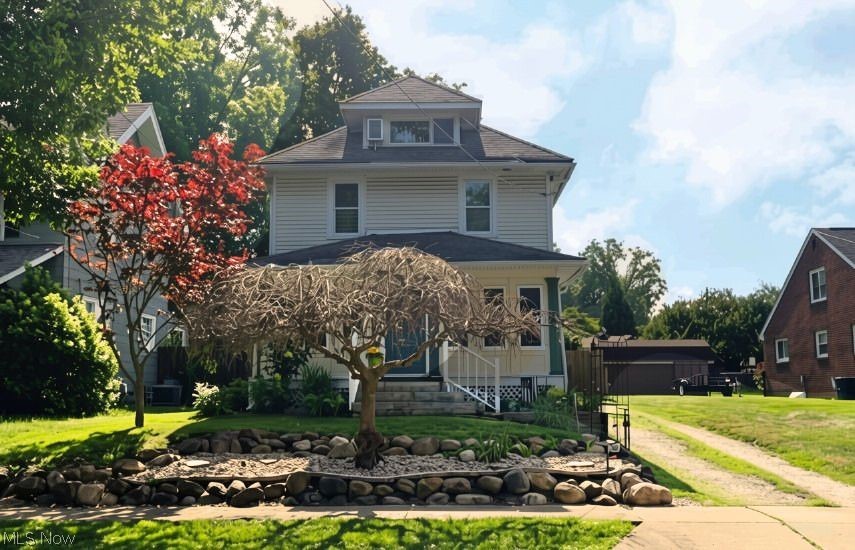 Welcome home to this lovely Cuyahoga Falls property offering comfortable living and inviting spaces inside and out. With four bedrooms, including a spacious finished attic currently used as the primary bedroom, this home offers flexible living arrangements to fit a variety of needs.

The bright eat-in kitchen is perfect for everyday meals, or simply morning coffee.. Just off the main living area, the bright sun room is the perfect spot to relax, read, or enjoy views of the yard throughout the seasons.

Step outside to a generous backyard with space for gardening, entertaining, play, or simply unwinding. Conveniently located near shopping, dining, parks, and major highways, this home combines comfort, functionality, and a great location. Schedule your private showing today! Finished attic space not included in final square footage.