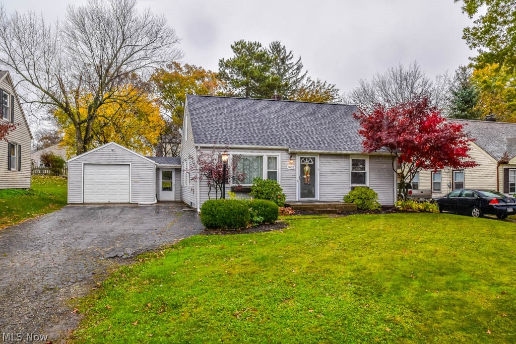 Wonderful curb appeal at this 3 bedroom home with a fenced-in backyard! Step inside the spacious living room boasting a large picture window to fill the room with natural light. Prepare your favorite dishes in the fully applianced kitchen that opens to the dining room. Upstairs, the master bedroom offers built-in drawers, a wide hallway and a large closet with extra built-in drawers. There are 2 additional bedrooms on the main level and a full bath. Full basement has great storage as well as finishing potential. Relax on the 22x12 enclosed back porch overlooking your fully fenced backyard! 1-car attached garage, too. Situated on a quiet street conveniently location near shopping and highway access. Schedule a private showing today!