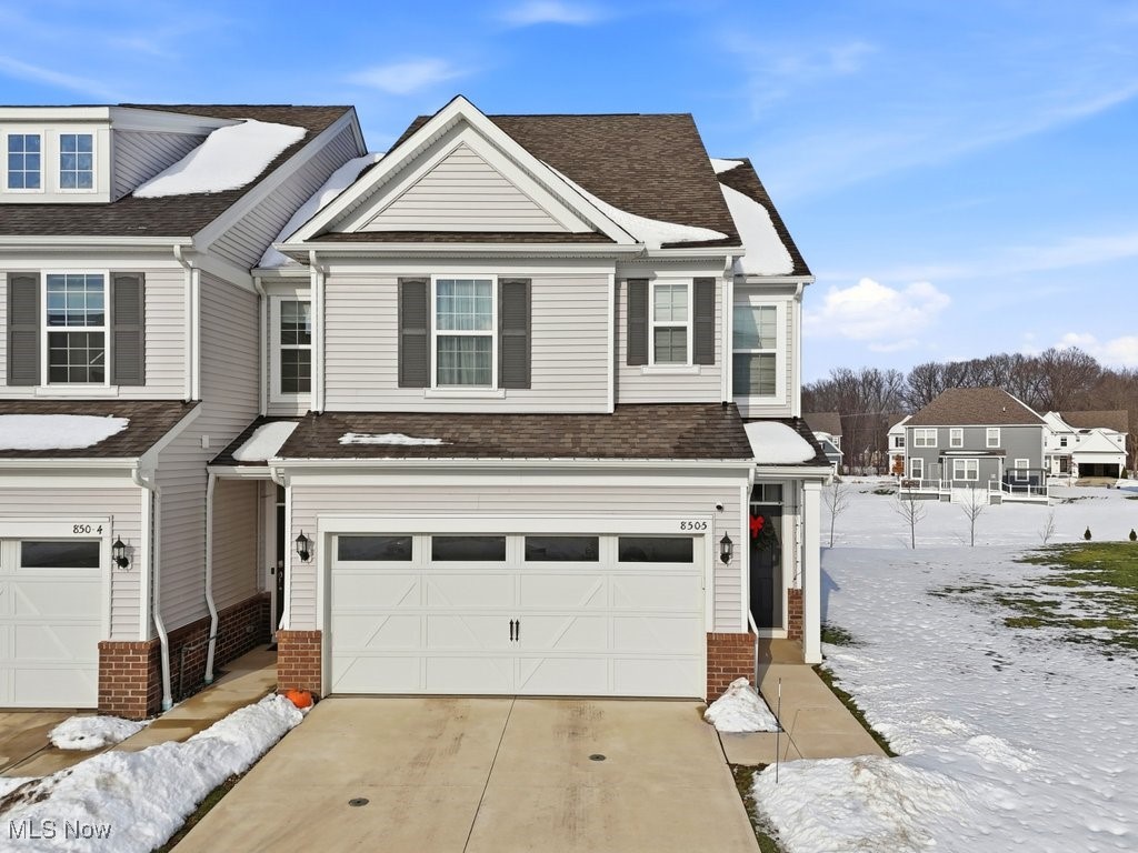 Welcome to this beautifully updated, move-in ready 3-bedroom, 2.5-bath luxury townhome in the desirable Renaissance Park at Geauga Lake community of Aurora, Ohio. This thoughtfully designed home boasts 2,112 sq ft of stylish and functional living space, perfect for modern living and entertaining.  ?

Step inside to an open-concept layout where natural light floods the main level, accentuating the spacious living room and kitchen with great flow for daily living. Just off the kitchen and living area is a bonus office space — ideal for remote work, homework, or creative pursuits. Upstairs, retreat to the generous primary suite with a large walk-in closet and an en-suite bath featuring a dual shower head walk-in shower for a spa-like experience. Just off the primary suite you’ll find an additional bonus room that makes a perfect second office, reading nook, or private sitting area. Two additional well-appointed bedrooms and a full bath complete the upper level, along with convenient second-floor laundry. Other highlights include an attached two-car garage, private outdoor space, and energy-efficient design that makes daily life both comfortable and low maintenance. Located in one of Aurora’s most sought-after communities with easy access to parks, trails, shopping, dining, and top-rated schools — this home combines style, function, and lifestyle in a desirable location.