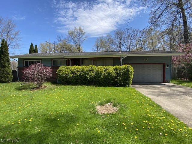 Well maintained ranch home three bedroom, large living room, kitchen, two full baths, enclosed patio, two car attached garage, new roof 2012, basement water proofed, ready for your finishing touch!