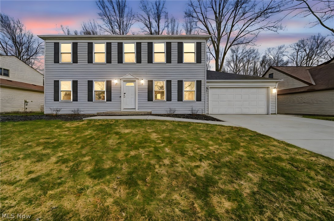 Welcome to this extensively and tastefully updated home, ready for you to move right in!The beautifully refreshed kitchen features granite countertops, a center island, white cabinetry, stainless steel appliances, and new LVT flooring (2026). All appliances stay-including the washer and dryer (2020) and refrigerator (2022). Just off the kitchen, you will find a warm and inviting family room complete with a cozy fireplace-perfect for relaxing or entertaining. This home also features newer windows (2020), adding both efficency and natural light throughout. Outside, you will find newer exterior lights (2020) and appreciate the recently updated extra wide driveway and walkway (2023) along with newer gutters (2025), enhancing both curb appeal and peace of mind.The full basement provides plenty of additional space for storage, a workshop, or the opportunity to create another living area to suit your needs. With its thoughtful updates and move in ready condition, this home offers both comfort and convenience. For additional peace of mind, the seller is also offering a Home Warranty!