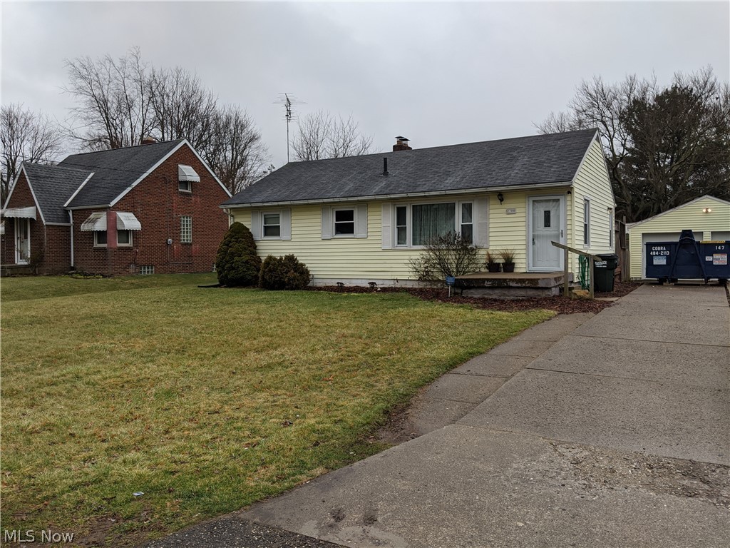 Great for entertaining large fenced yard with a covered patio , 2 car detached garage,, ranch home with features that include all appliances , 2 full baths. Finished basement features a newly carpeted  family room, w Fireplace to enjoy those cozy nights. This home also boast first floor hardwood floors . Minutes to shopping and restaurants