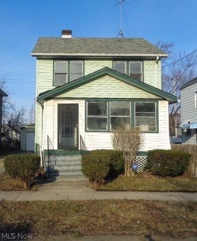 Welcome home! Classic 3 bedroom Colonial home features enclosed front porch, formal dining room and large living room. Great size yard with oversized 2 car garage. Convenient to Downtown Cleveland and Freeway access.