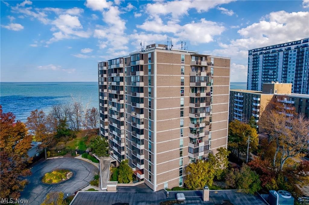 One Floor. Zero Hassle. Move-in ready 1BR/1BA ranch-style condo with balcony access from both
the living room and bedroom—wake up to Lake Erie every day on this 4th floor condo. Open layout, newer flooring, updated kitchen & bath, and exceptional natural light. Maintenance includes heat, A/C, water, sewer, cable & internet—just pay electric. Amenity-rich,
pet-friendly community with heated pool, fitness center + sauna, penthouse party room, bocce court, garage car wash,
and on-site maintenance. No rentals or Airbnb. Easy living, done right. Interior of Condo is Virtually Staged. No assessment, no second maintenance fee. Large outdoor parking lot, garage waiting list.