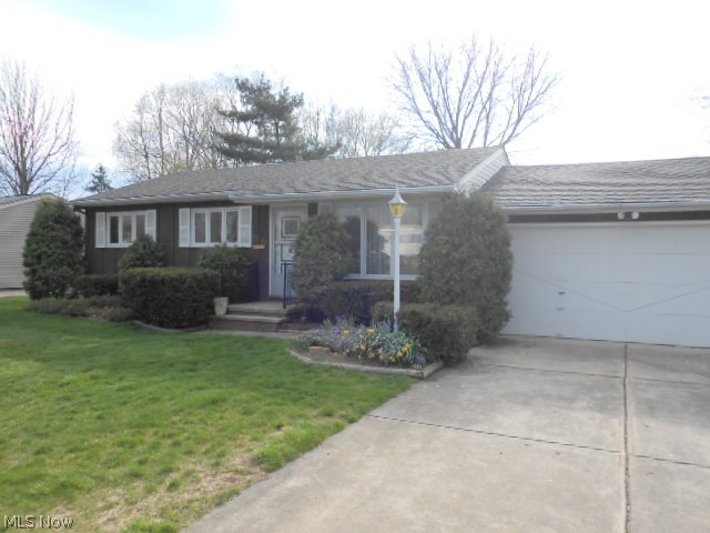 Nice freshly cleaned and painted 3 bedroom ranch located on quiet cul-de-sac. Patio slider in kitchen leads out to nice sized backyard with covered patio and gas grill. Bedrooms and living room have hardwood floors. Large basement for storage or finishing. 2 car attached garage. Ready to move right in, please call for a showing today!