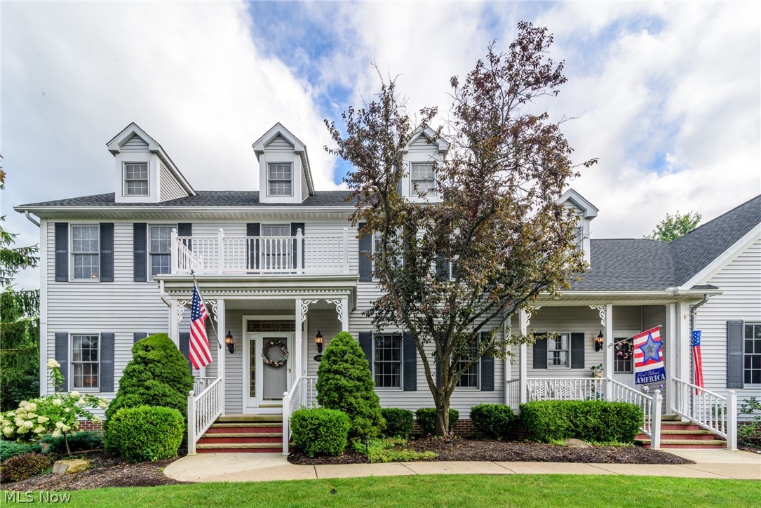 Custom built 1 owner 4br Colonial at the end of cul-de-sac. Surround sound inside & out. Built for entertaining! Large eat-in kitchen w/walk-in pantry, above cabinet lighting, large center island, planning desk & lots of storage. Kitchen appliances stay including new microwave. Family rm just off kitchen features wood-burning fireplace, French doors to office. 1st-floor office features French doors for privacy, built-in shelving & recessed lighting. 1st floor laundry/mudroom includes washer & dryer, sink, counter, built-in ironing board, wall cabinets & lots of storage. Formal living room w/gorgeous crown molding & doors to office. Dining rm has crown molding in tray ceiling & chair rail. Triple crown molding in foyer, upstairs hallway, living room & first-floor powder rm. Large master suite w/generous walk-in closet. Master bath w/dual sinks & vanity counter, Jacuzzi tub & separate water closet w/shower. 3 additional bedrms & a bonus room complete the 2nd floor. One bedroom has a hidden "Indians Dug Out" playroom. Bonus room has staircase to 3 car heated side-load garage which makes this ideal for in-law suite, office with separate entry or kids coming & going. Custom-built deck to 30' round above ground pool. Deck has built-in stair lighting, pergola, swing, surround sound & a gorgeous view of the private back yard. Natural gas grill remains. Play area & storage shed. Sprinkler system, Cat-5 cabling, 9' ceilings, & many more custom features. Roof & hot water tank new 2018.