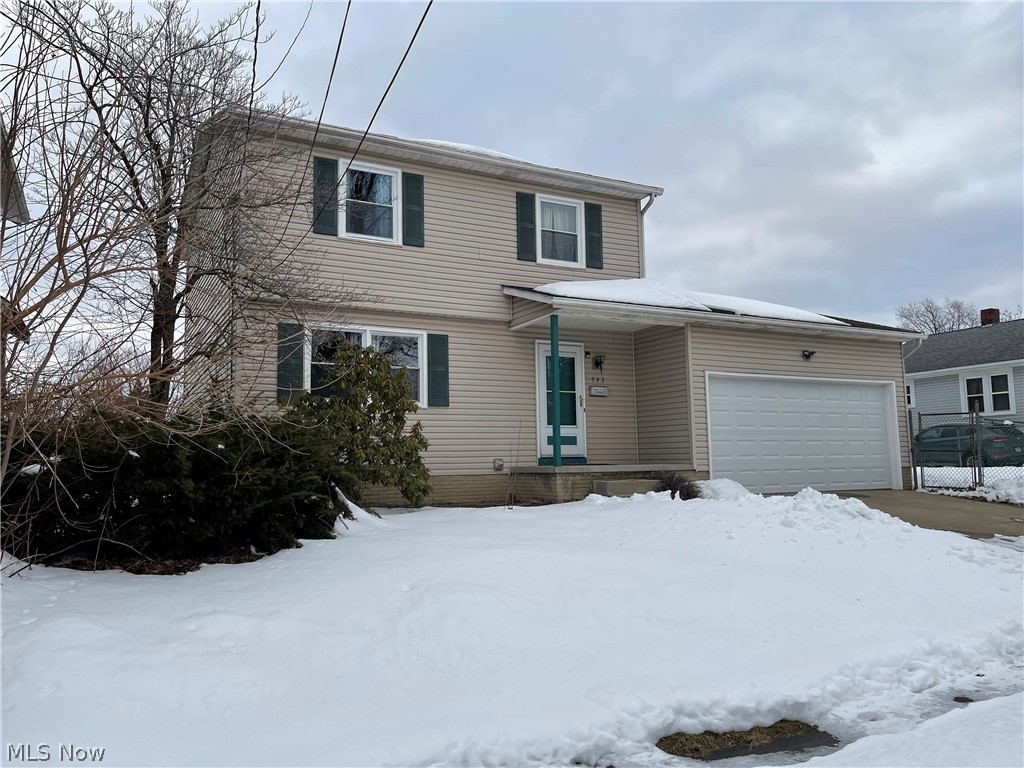 Call and set your private viewing for this 3 bedroom 1 and a half bath home that's ready to move in and enjoy!  593 Mckinley Ave. has tons to offer its new owner including~ a formal dining room perfect for family gatherings, formal living room and a separate family room off of the kitchen that are both on level one, vinyl siding, paved driveway, full basement, first floor half bath, 2 car attached garage with opener, good size applianced kitchen, close to shopping-expressways-schools and churches!  See you soon!