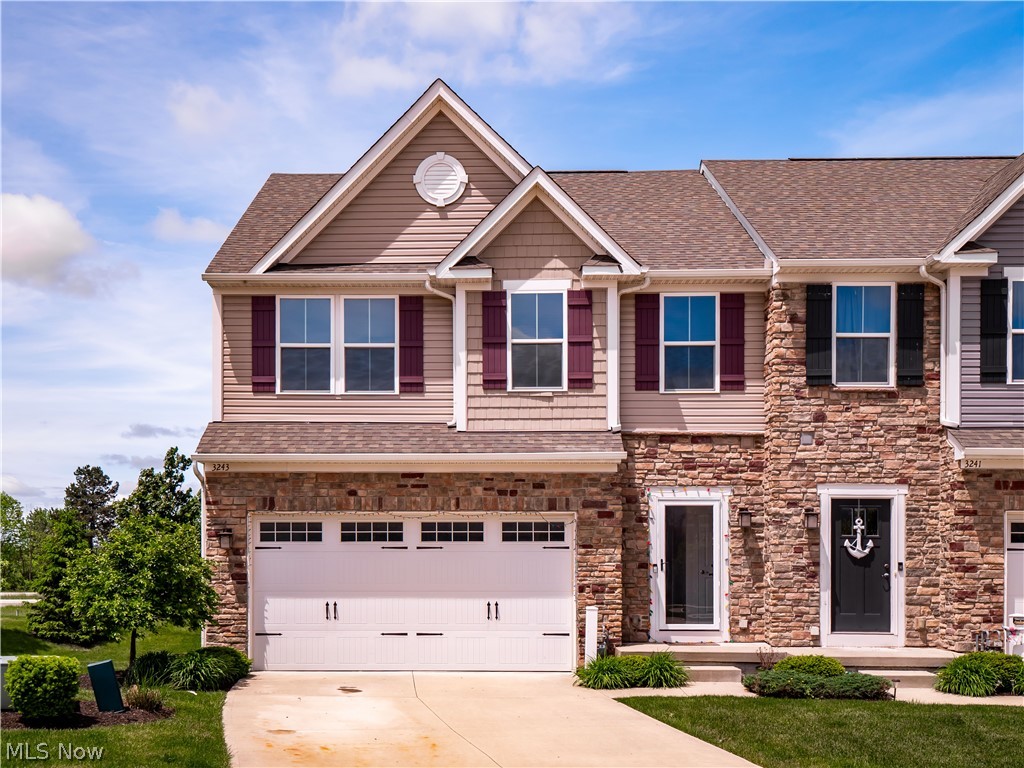 Welcome to 3243 Broadleaf Way in The Enclave at Autumn Creek! Built in 2019, this move-in ready 3-bedroom, 2.5-bath townhome offers stylish, low-maintenance living in a desirable Brunswick location. The main level features durable luxury vinyl plank flooring, a bright open-concept layout, and a spacious eat-in kitchen complete with a large island, ample cabinetry, and all appliances included; perfect for everyday living and entertaining. Upstairs, the primary suite offers a private retreat with two closets and an en-suite bath, while two additional bedrooms and a full bath provide flexible space for guests, a home office, or hobbies. A creatively converted laundry area adds a dedicated workspace for remote work or study. The full basement with 9-foot ceilings is ready for your personal touch; ideal for future living space, a gym, or storage. Step outside to enjoy the upgraded Trex deck, with included outdoor furniture; just in time for warmer days. Additional highlights include a 2-car attached garage, first-floor half bath, and the added bonus of a furnished home for a truly turnkey opportunity. Conveniently located near shopping, dining, and parks; this home combines comfort, style, and ease of living. Schedule your showing today!