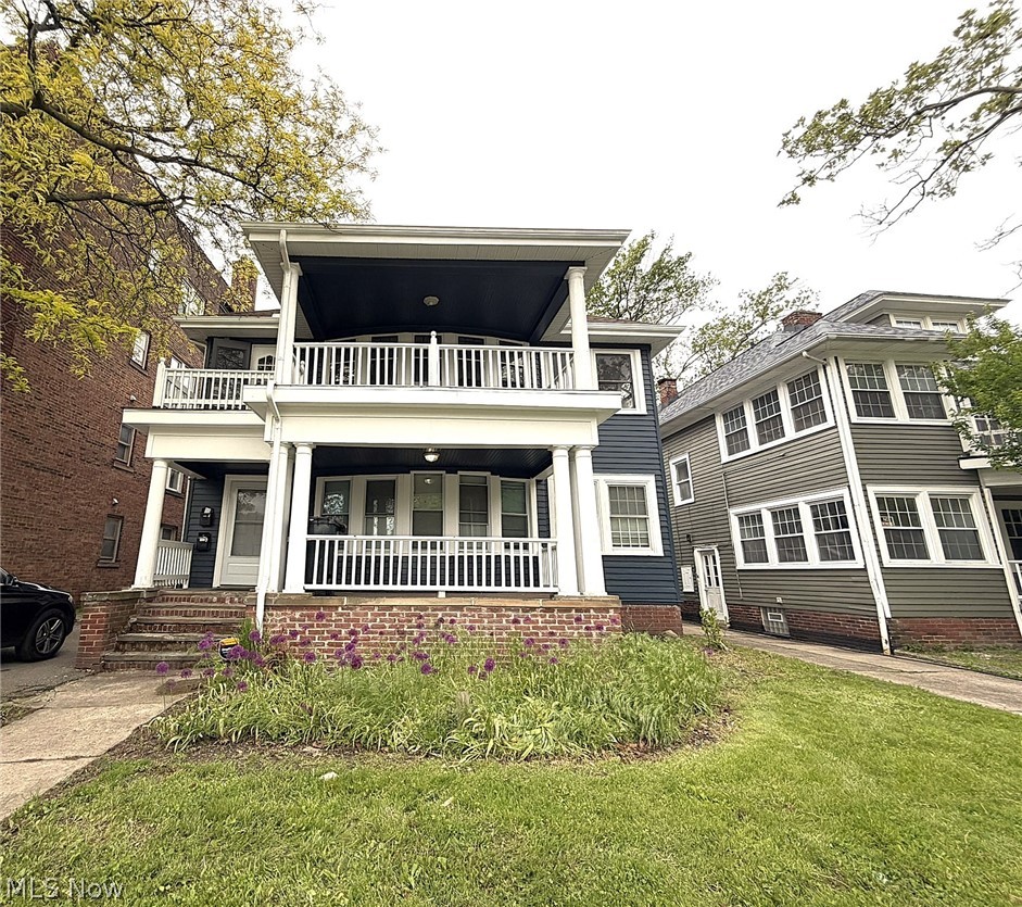 Fantastic Fully Renovated Turnkey Triplex! This 7-bedroom, 3 bath triplex has it all! Main level unit has 3 bedrooms, one full bath, spacious living room, dining room, front porch, storage and more! Second level: 3 bedrooms, one full bath, spacious living room, dining room, private balcony porch and more! Third Level: Open layout, large kitchen with dinette area, living room space, full bathroom, one bedroom and closet space! Private entrances! 3 car garage with new roof and rare large parking lot in back! Updates include: Newer roof on house, Roof on garage, newer furnaces, updated electrical panels, ductwork, windows, 3 hot water tanks, drywall and interior paint, all fixtures throughout, 3 garage doors, exterior paint, 3 fully renovated kitchens, 3 fully renovated bathrooms, LVP flooring or tile throughout the entire home, glass block windows in basement, plumbing, added separate water meters for each unit, interior doors, exterior doors, all ceilings redone, closets added for 3rd bedroom additions to first and 2nd level units, baseboard heating added to third level unit, 3 newer stoves that stay, 2 new central air units, trees cleared off property and property made POS Compliant! Outstanding cap rate ability at above 11%! Professionally managed, currently vacant. Close to Cleveland Heights shopping, restaurants, parks, hospital systems, freeway access, minutes from downtown and more! Hurry this definitely will not last long!