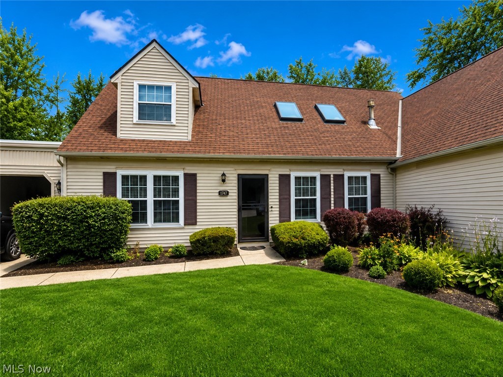 Welcome to this stunning Cape Cod condo nestled in the heart of Twinsburg, where modern elegance meets comfort. As you step inside, you are greeted by an abundance of natural light that pours in through large windows, highlighting the impeccable updates throughout the home. The spacious family room boasts vaulted ceilings and skylights, creating an airy atmosphere perfect for relaxation or entertaining. On the main floor, you'll find a thoughtfully designed layout that includes a cozy bedroom and a full bathroom, ideal for guests or family members. The laundry room adds convenience to your daily routine, while the spacious kitchen is a chef’s dream, featuring ample storage and counter space to prepare meals. The adjacent dining area offers a perfect spot for family gatherings or intimate dinners. From the dining room, step outside onto a beautiful deck that exudes privacy and tranquility, surrounded by serene landscapes. This outdoor oasis is perfect for morning coffee or evening cocktails, allowing you to immerse yourself in nature without leaving your home. Venture to the second floor, where a stunning large loft awaits—perfect for a home office or creative space, overlooking the spacious family room below. This level also features another generous bedroom with a full bathroom, making it ideal for family members seeking their own private retreat. With a one-year home warranty included, this condo is not only beautiful but also a smart investment. Don’t miss your chance to experience this exceptional property firsthand. Call today for a private tour and step into a lifestyle of comfort and elegance in this beautiful Twinsburg gem.