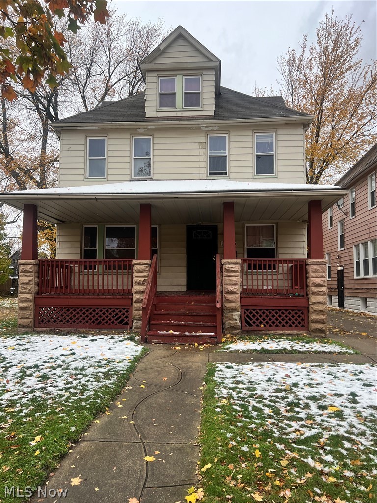 Charming colonial-style single-family home located in the Glenville neighborhood. This historic residence features approximately 1,828 sq ft of living space with 5 bedrooms and 3 full bathroom, a large covered front porch, full basement, and a detached 1-car garage — all situated on a 4,400 sq ft lot. The home offers classic architectural appeal and solid rental potential, with easy access to downtown Cleveland, public transit, major roadways, and University Circle. This property is tenant occupied with long term tenant. Don't miss out on this great opportunity, this is the perfect home for a homeowner or investor!