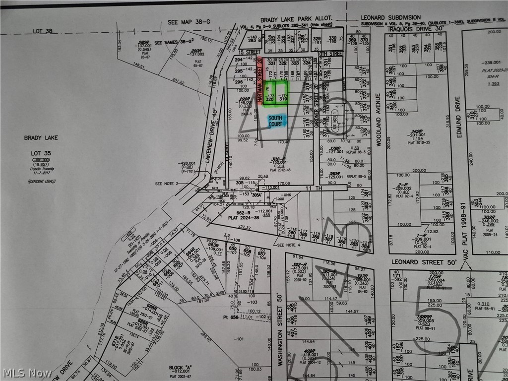 Brady Lake Village - Land