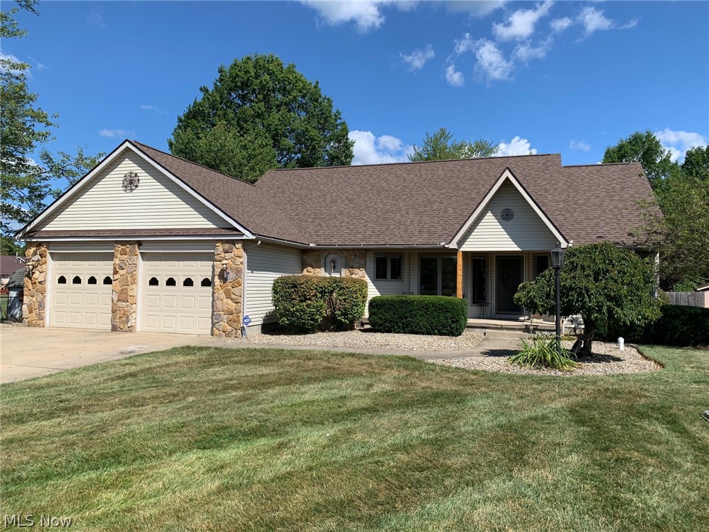 Welcome home to this updated 3 bedroom, 3 bath ranch in Champion.  Large family room with gas fireplace leads to a beautiful sun room with hot tub and wall of windows.  New roof 2018.  Fenced in back yard, great for entertaining with gas fire pit and deck.  Partially finished basement adds to this picture perfect home.  Located close to everything...