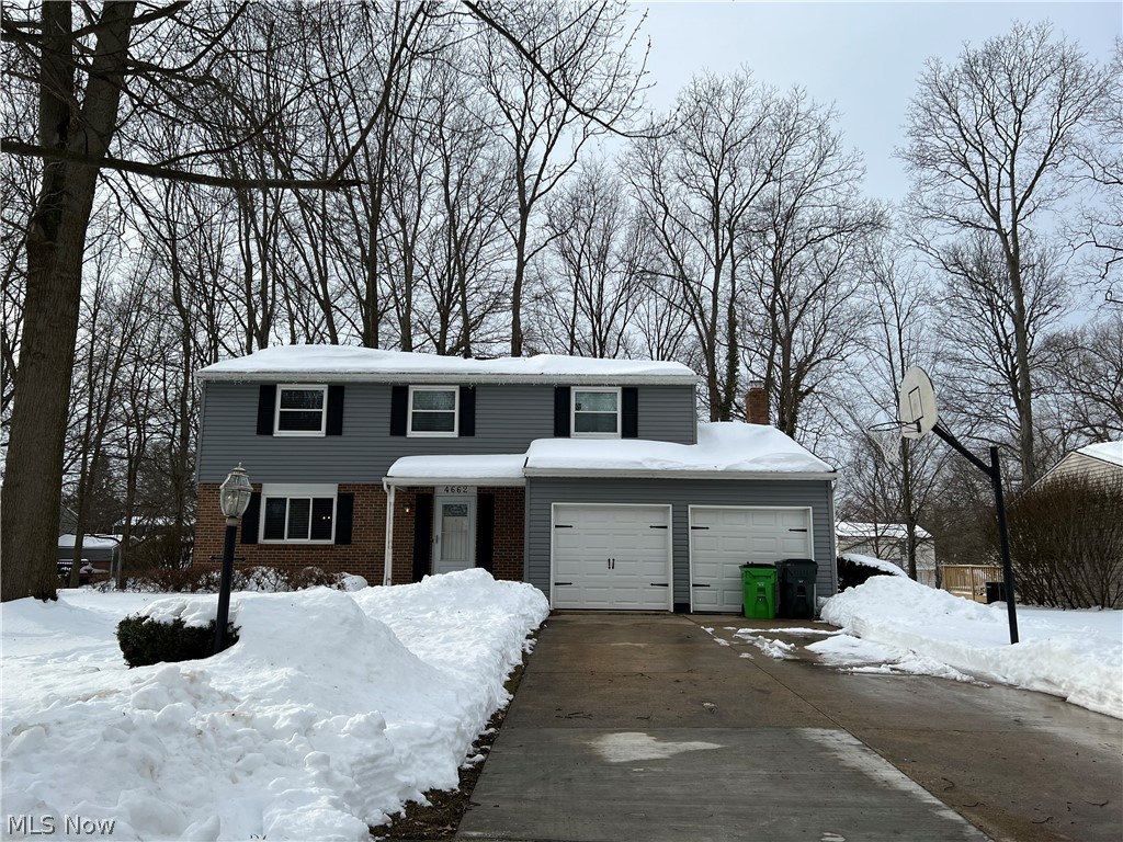 We get 2 feet of snow, and these homeowners want to move back to Vegas!  LOL, in all seriousness, these sellers have only lived in this home since April. They did a bunch of upgrades such as new flooring everywhere, new paint, new appliances, updated the bathrooms, new light fixtures, ceiling fans, and much more. However, work transferred him again and now they must leave what they call "the best neighborhood in Stow". Sherwood Acres is known in the Facebook groups as super friendly and simply an amazing neighborhood! This 4 bedroom home is on the last street in the neighborhood, close to the neighborhood playground, so traffic is minimal. The backyard has a full fence for pets or children, and a massive deck. New buyers will only need to finish some painting and complete a few other details to finish this home, however the rest of the home is done! Siding, gutters, roof and exterior doors were all done between 2013-2015, Furnace and AC were done in 2017-18. Basement was waterproofed i