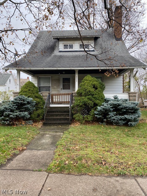 This is your opportunity to own a darling home located in Elyria. This home does need a little TLC, to make it your own style. There is an adorable front porch, and with a little love you could be sitting on it sipping coffee! Take a look at the kitchen with those beautiful oak cabinets! The dining room would be a wonderful entertaining area for those holiday parties and do not miss that lovely window seat! This home has three nicely sized bedrooms. This home is being sold as is.