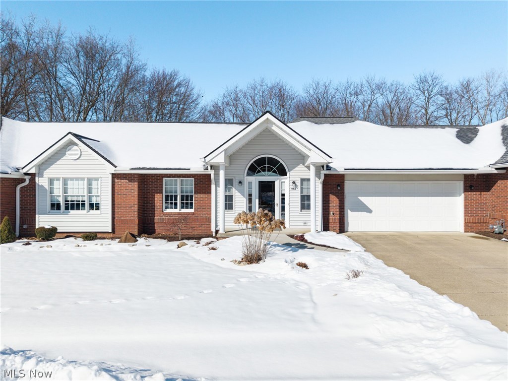 Welcome home to this fully updated 2 bed, 2 full bath condo in the 55+ community of the Villas of Sterling Oaks in Wadsworth. This condo features wide hallways, doorways, and entryways with easy access from the garage and front door. The large kitchen features commercial grade appliances, under counter lighting, hot water dispenser, and dinette area with access to the rear deck. The Owner's Suite has a large walk-in closet and full bath with a walk-in shower. Spacious guest bedroom with ample closet space. There is a full bath right off the guest bedroom and a first floor laundry area. The den/office has double French pocket doors. The living room has a see-through fireplace leading to the dining room.  Off the dining room is the family/sun room with a nice view of the backyard. Large 2-car attached garage with a storage closet and cabinets throughout for additional storage. This home is truly first floor living and move-in ready. Schedule your private showing today!