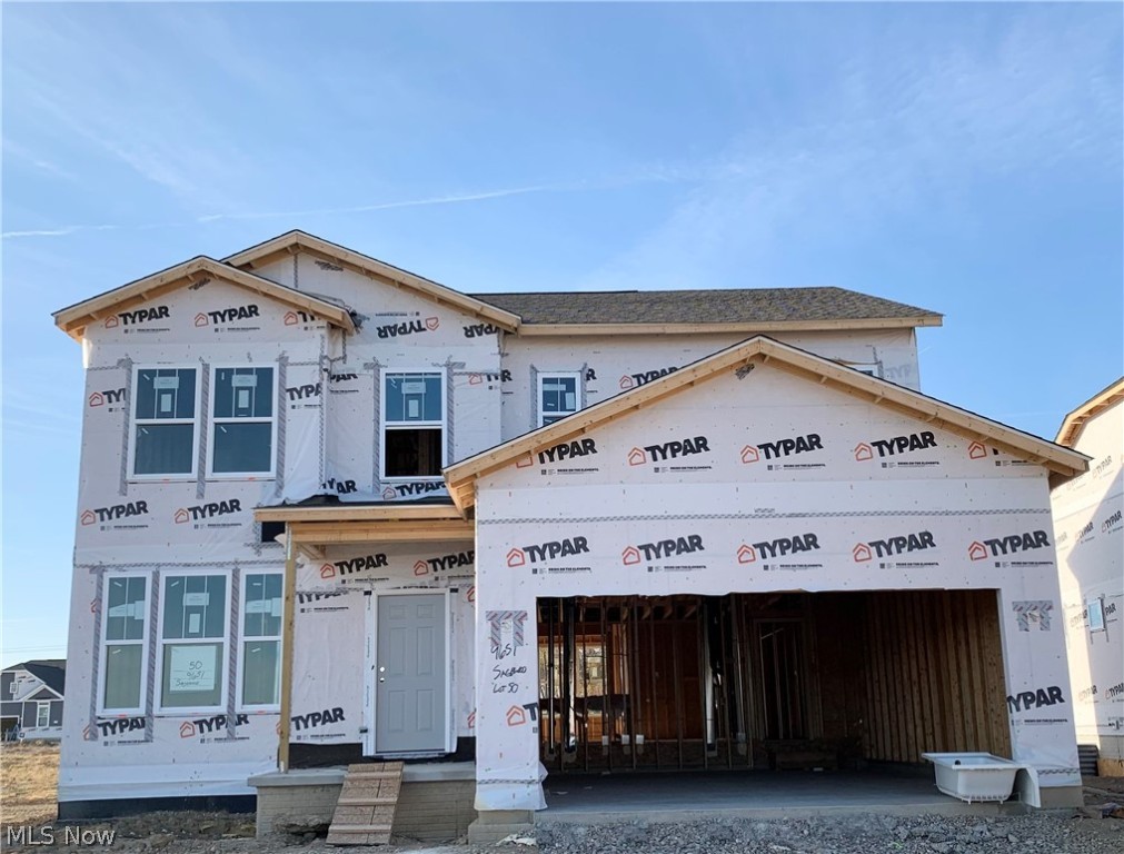 ESTIMATED COMPLETION BY THE END OF DECEMBER.This is a beautiful new 3 bed/2.5 bath home in Pioneer Crossing.The kitchen has SS electric appliances, white painted cabs, quartz counters, pendant lighting & a tile wall backsplash.The owners suite has a tray ceiling, a sitting area, large walk in closet & a prvt bath w/painted white cabs & a tile shower wall. An addn'l 2 beds, full bath, loft & laundry.An eating space off the kitchen, a great room, flex living space & a sunroom.A full 9' basement with bath rough-in & egress windows.An extended 2 car garage.Easy access to recreational activities like tennis courts, playgrounds & parks, inc Glacier Ridge Metro Park.Interior photos are of a model, not the actual property.