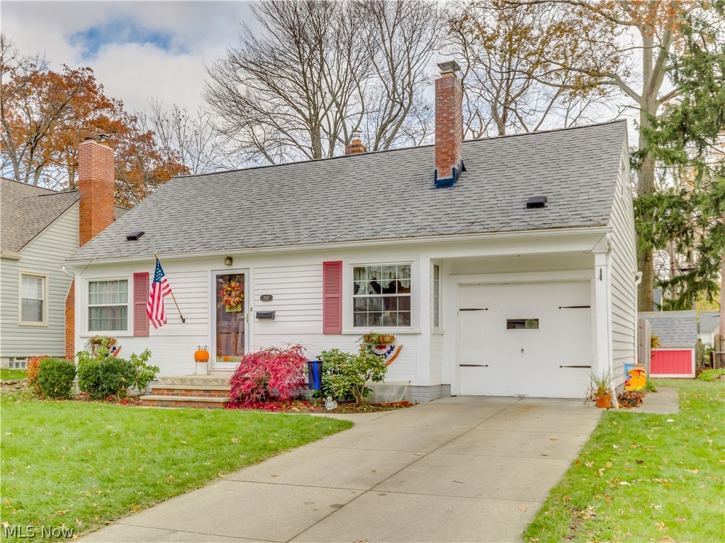 Terrific Cape Cod in the heart of Cuyahoga Falls! Featuring a comfy formal living room with bright natural hard wood flooring and a gas fire place, an eat-in kitchen with all appliances included and a bay window that boasts a pleasant view of the treed back yard, a second floor master bedroom and two first floor bedrooms.  Having two full baths is  a definite plus. The Rec Room increases your living space and gives you more room for entertaining. You will also enjoy the attached garage when the snow starts to fly.  Some of the recent updates include: Windows 2011, Basement shower 2013, gutter guards 2017, rec room carpet 2015, hot water tank 2017, furnace 2018, sump pump 2008 and battery backup 2015, disposal 2014, refrigerator 2016 and privacy fence 2015.  The beautiful lot includes a fabulous private patio and large storage barn.  Located close to Portage Crossings and Route 8, 2141 15th St is the entire package.  Don't let this one get by without taking a look.  Call for your privat