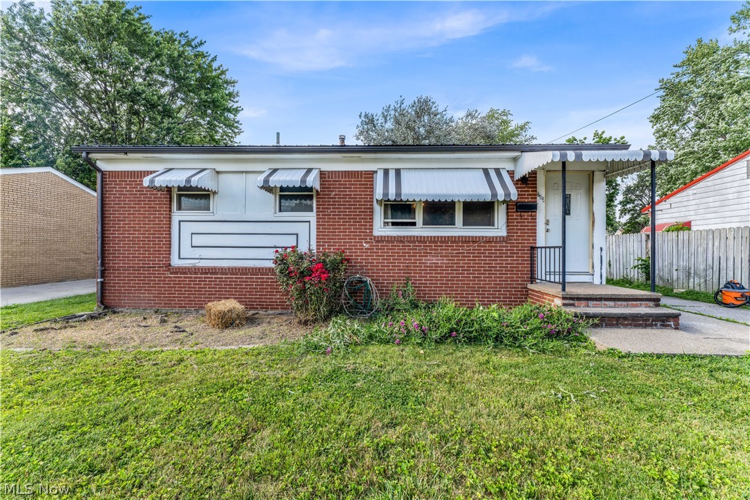 Welcome home to this charming 3-bedroom ranch featuring a partially finished full basement and plenty of potential! The spacious eat-in kitchen boasts newer cabinets and countertops, while beautiful hardwood floors run throughout much of the home. Both side and front door are brand new. Some other updates include a metal roof approximately 10 years old, windows in 2018 with transferable warranty and a furnace installed in 2005. A few unfinished projects and a fresh coat of paint will allow the next owner to easily add their personal touch and build instant equity. Outside, enjoy a large private backyard. The shed includes electricity, providing excellent storage or workshop space. Located on a quiet street, this property is ideal for first-time homebuyers, downsizers, or investors looking for a solid rental opportunity. Don't miss your chance to make this house your own!