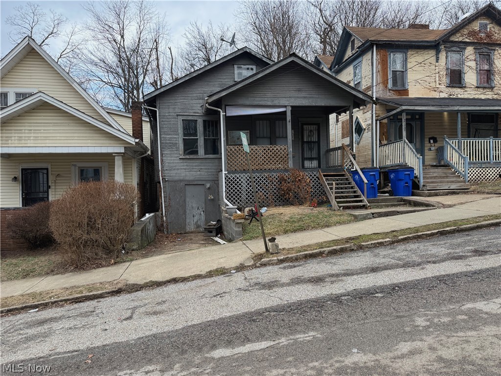 Great opportunity for an investor, flipper, or buyer looking to build equity! This two-bedroom, one-bath home offers convenient one-floor living with a living room, dining room, kitchen, and covered front porch. The property also features a private backyard, a unique driveway for the neighborhood, and the possibility of a garage area under the home. Located within walking distance to Giant Eagle and nearby amenities, this home offers both convenience and potential. Property will need repairs and is being sold as-is.
