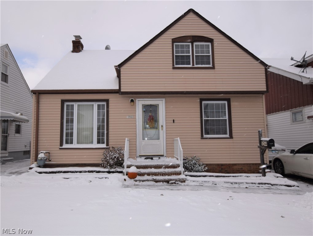 Welcome to 5244 W 50th Street in Parma! This beautiful 3-bedroom, 3-bathroom home has many updates throughout the entire home. The eat-in kitchen has lovely cabinets with transferable warranty, tile flooring, and stainless steel appliances. Gorgeous hickory-style flooring in the living room and both first-floor bedrooms. Third bedroom located upstairs. Large wooden deck off the back of the house, along with an above ground pool. Partially finished waterproofed basement with transferable warranty.  You do not want to miss out on this lovely home!