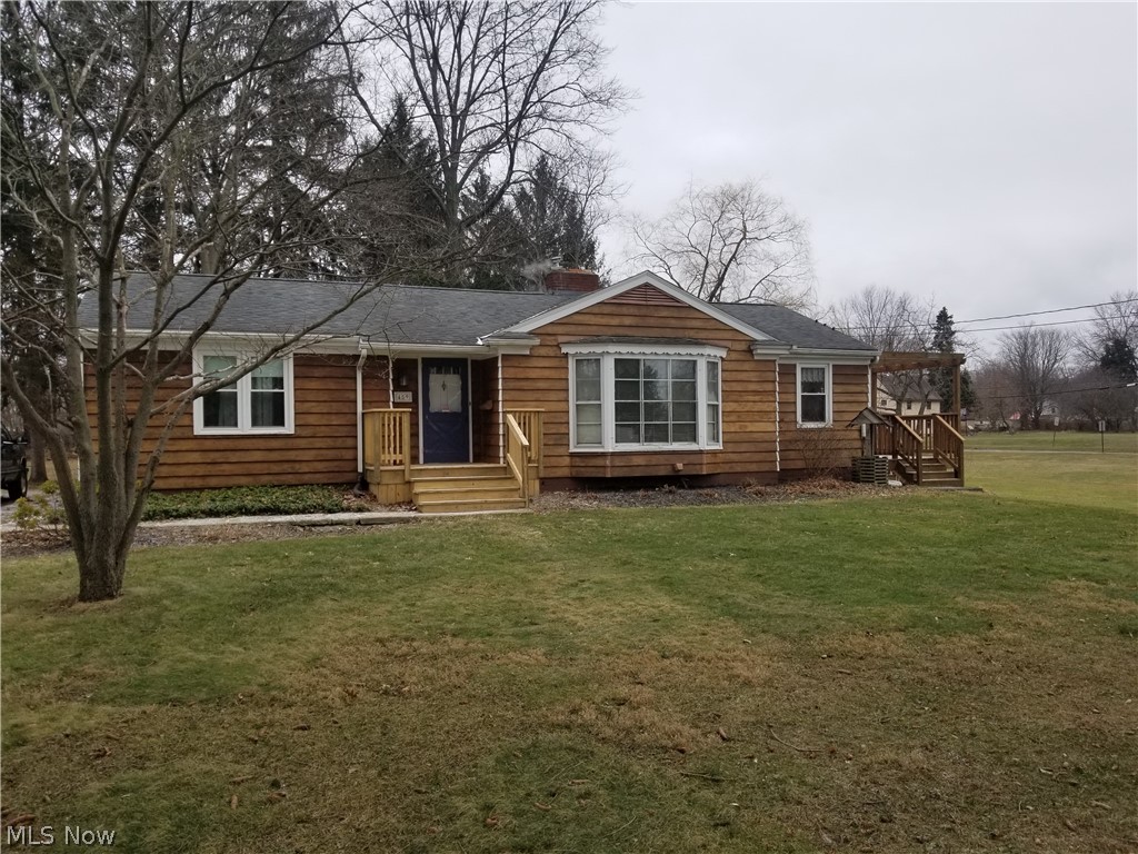 *Home Warranty Included* This home is a must see! Its an open concept layout with a newly remodeled kitchen. There are three bedrooms and two full baths. The basement is setup for entertaining with a large bar and theater room. There is a four seasons room that walks out to a large wrap around deck. It sits on 2.7 park like acres, close proximity to Conneaut schools and Lake. This home has been owned by the sellers since 1995, a lot of updates and care have gone into it
