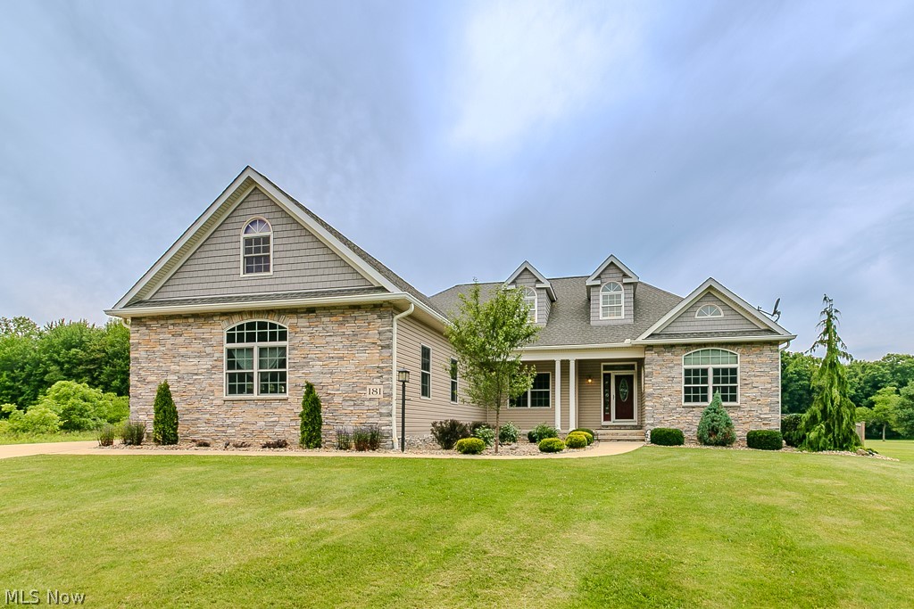 Discover this stunning custom-built home featuring arched doorways, unique double-tray ceiling, elegant crown moldings and pocket doors throughout. Designed for both everyday living and entertaining, in the gourmet kitchen offers granite countertops, a center island w/vegetable perp sink, breakfast bar, wine rack and abundant workspace that overlooks beautifully spacious fenced in backyard complete with stamped concrete patio and fire pit. More features include formal dining room, stepdown living room w/13' vaulted ceiling, versatile bonus room, full finished basement w/kitchenette, full bathroom and walk out in basement. Plus attached garage w/heated floor.  Enjoy the outdoors with front and back covered porches and a professionally landscaped yard.  Just a few more features including whole house generator, tankless water heaters, security system all situated at the back of a cul-de-sac just across the street from Lake Erie.  This exceptional property offers comfort, open floor plan, quality craftsmanship, and outstanding indoor-outdoor living.
Home & Septic inspection included in supplements.