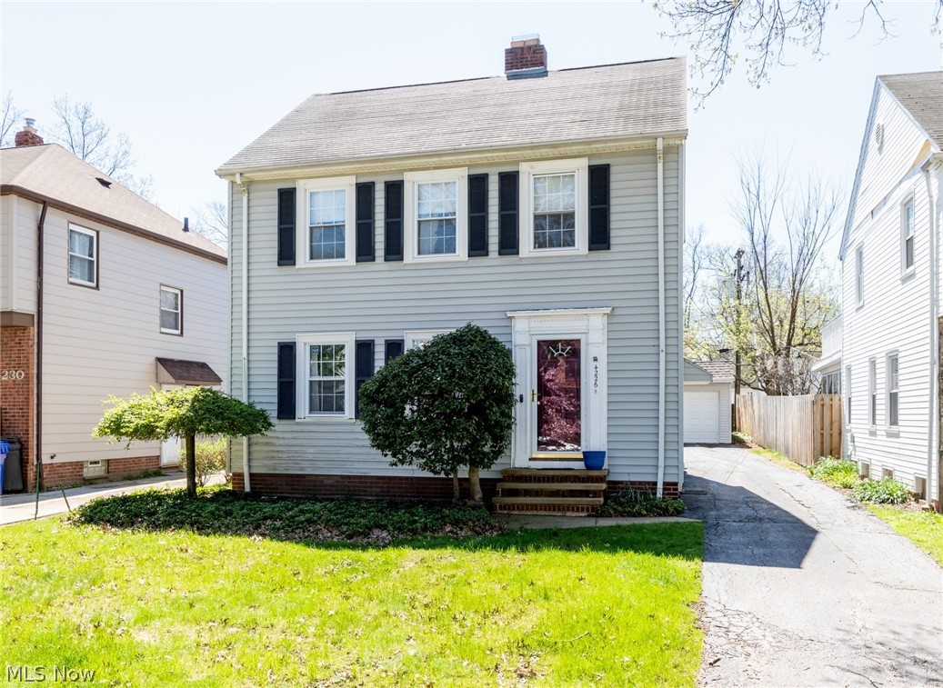Well maintained by long term Owner, this attractive Colonial has plenty of curb appeal. Spacious and sunlit Living Room with fireplace and crown molding opens into Dining Room with built-in hutches. Kitchen with easy to maintain laminate floors has ample cabinet space and room for a dinette. Large Family Room has ceiling fan, wood paneled wainscoting, and a door to the private and park like back yard! Three bedrooms upstairs share an updated Full Bath with accessible shower. Finished third floor has bedroom and storage! Finished Rec Room in basement with laminate floor is a perfect play room or home office. New (2025) Heating Boiler! Detached two car Garage. Will be violation free. Won't Last!