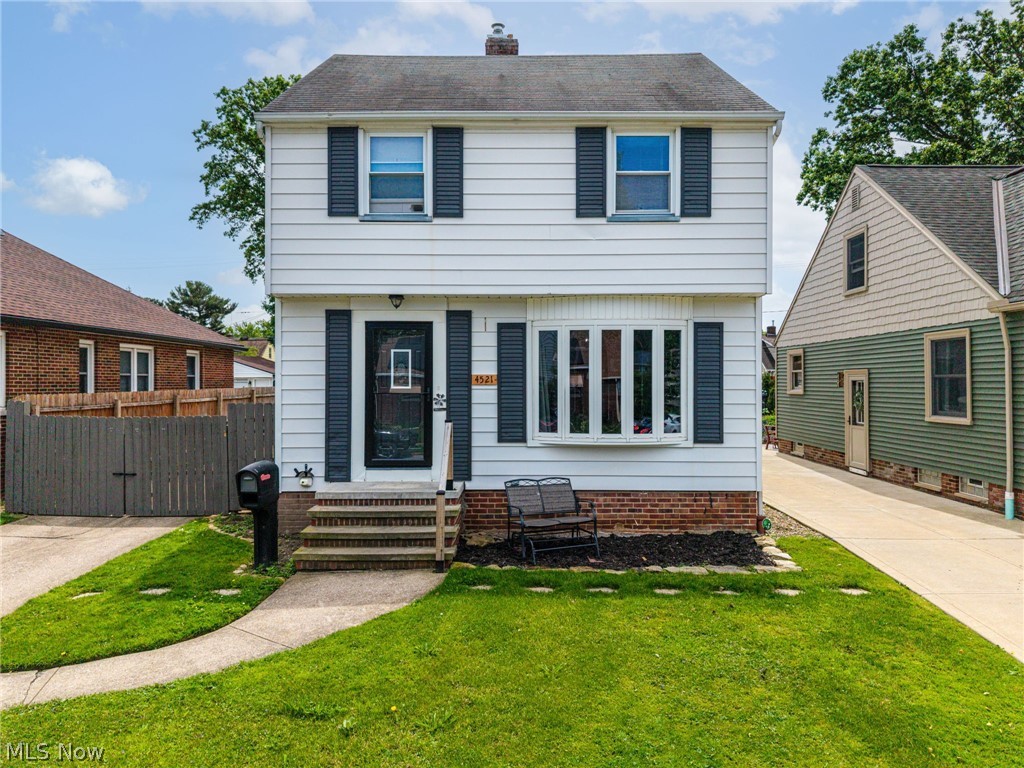 Welcome home to this beautifully maintained 4-bedroom, 2.5-bath Colonial in the heart of Parma! Offering over 2,400 square feet of finished living space, this home combines classic charm with modern functionality. Step inside to find gorgeous hardwood floors, a spacious living room with a cozy fireplace, and a large dining area perfect for gatherings and entertaining. The updated kitchen features ample cabinet space, stainless steel appliances, and a convenient breakfast bar that opens into the inviting family room, half bath, and main-floor laundry. Newly installed French doors lead to the private backyard. Upstairs, you’ll find an owner’s suite complete with a walk-in closet and private bath featuring dual sinks. Three generously sized additional bedrooms, a guest bathroom, and plenty of storage complete the second floor. The finished basement adds even more living space with a recreation area, abundant storage, and additional laundry hookups. Outside, enjoy the fully fenced backyard with privacy fencing, a detached 2-car garage, and plenty of room for pets, play, or summer entertaining. The home comes with a 1-year Warranty for extra peace of mind! Conveniently located near shopping, restaurants, parks, and highways, this move-in-ready home is one you won’t want to miss!