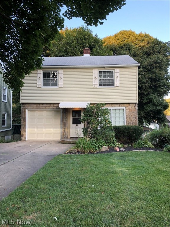 Dont miss this adorable Colonial, boasting a sunny living room, nicely sized bedrooms, 2 full baths and a full finished walk out basement! This home is conveniently walking distance to all that Wallhaven has to offer including the New Whole Foods Plaza and Swensons!!  Absolutely charming home with an attached garage- AND a detached garage!  Great storage in the walk up attic. Full finished Walk Out basement with a full bath!  Huge lot is actually 3 parcels that connects all the way through to the cul de sac on Sabetha Place....Maybe add a driveway off Sabetha and use the back garage for parking too?!?  So much potential with this house and lot, and priced to sell!!! Dont miss it!