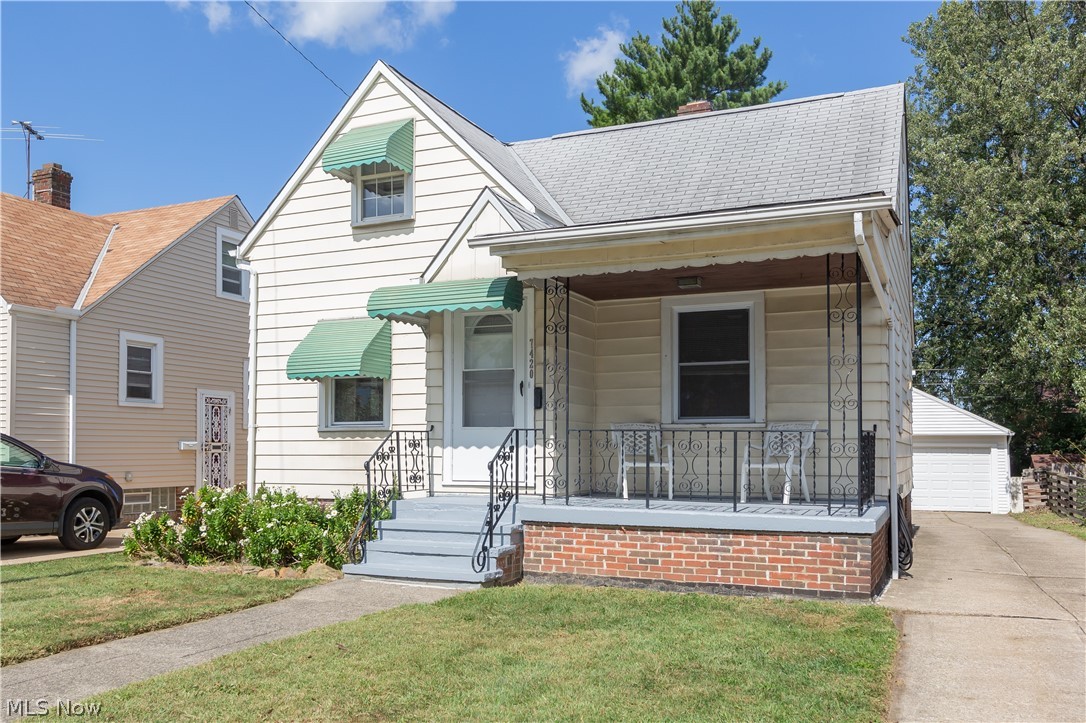 Updated & expanded Bungalow with 4 bedrooms located in the heart of Brooklyn! This freshly painted home has many updates and is completely move-in ready. The first floor includes an eat-in kitchen, a bonus room that can be converted to a first-floor laundry, breakfast nook or utility room. Both full baths have been updated. The upper level offers two bedrooms and a full bath. Fresh paint throughout! New Heater 2019! Water heater 2016.  Additional living space in the finished basement with glass block windows. Great sized yard with two and a half car garage, upper-level storage and shelving for a workbench. Fantastic 4 bedroom 2 full bath gem is walking distance to the Rec Center and St. Thomas Moore. Also located conveniently to shopping, parks, entertainment, library, and rec center.