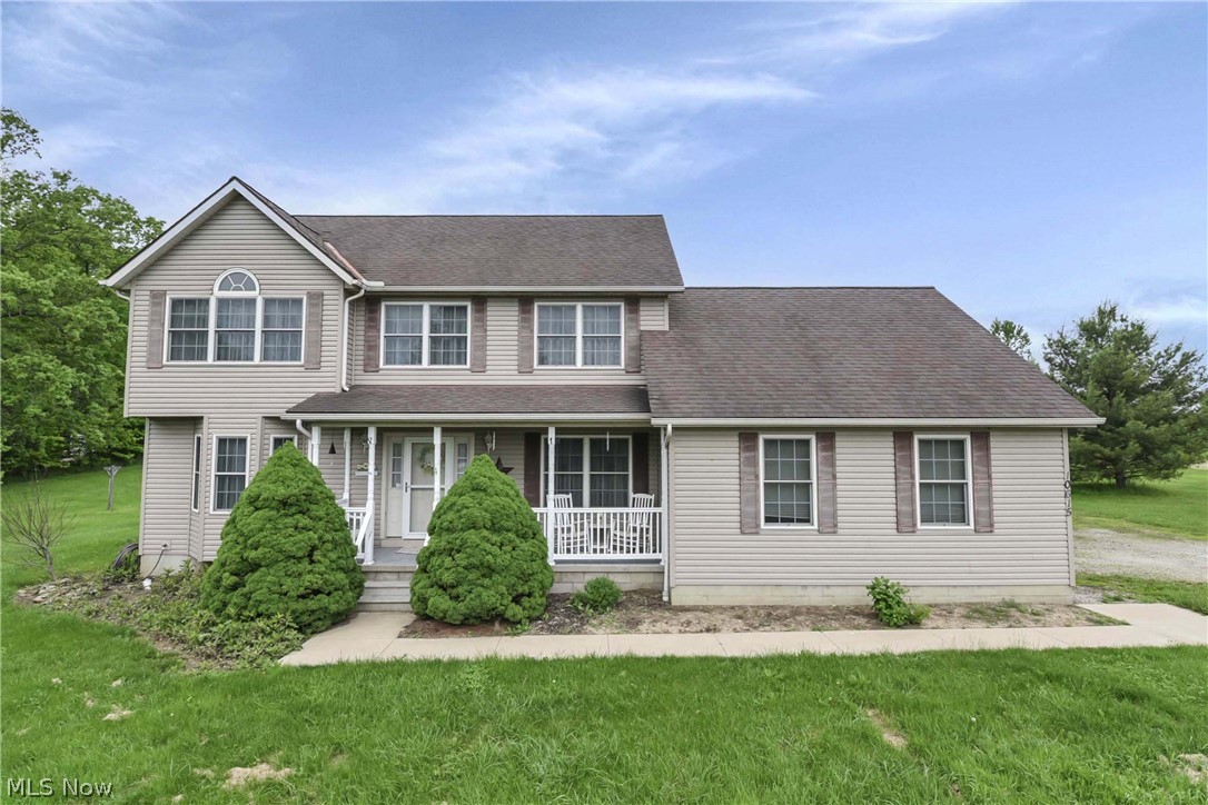 Country living at its finest! This beautiful 2 story, 3 bedroom, 2.5 bath country home features 1,998 sq/ft of living space, along with a very nicely finished basement. With 3.5 acres of land, the skies the limit.

The main level includes a family room with fireplace, large eat-in kitchen with oak cabinetry and a beautiful custom-made island, as well as with a dining room and a parlor/sitting room. Off the kitchen is the laundry room, which leads to the 2 car garage.

The Upper floor features the primary bedroom with en-suite bathroom that includes a jetted tub, shower and dual walk-in closet. There are 2 additional generously sized bedrooms and an additional full bathroom. Lots of closet space and storage. The basement has ample space for a tv room, recreation room, or an office. There are 2 additional rooms that could be used as bedrooms, office space or whatever your heart desires. There is an additional area for storage as well.

Step out onto your back deck and enjoy the view of your backyard with a beautiful red barn that has 3 fenced in pastures. The main barn can be used for livestock, the back part is set up for chickens, and a portion of the barn for needed storage. The fenced in 1.5 acre (approx) pasture area could accommodate many types of animals, including sheep, horses, cows, or llamas.
 
Conveniently located near areas such as Wooster, Medina and Ashland allowing you to enjoy their local entertainment, shopping, and restaurants. You also have quick access to Interstate 71 freeway if you want to head north to visit Cleveland for some history and culture or South to visit Columbus!

All that you want and more is found in this beautiful home and property! Call today for your personal tour!

*** see supplements for additional floor plans, drone pictures and a list of updates ***
*** all data and information are deemed reliable but agents and buyers are encouraged to do their own due diligence ***