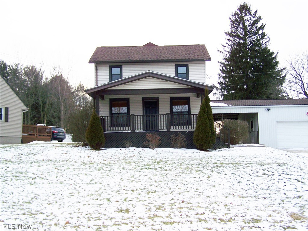 Country living with city conveniences in this warm and cozy 3 bed, 1.5 bath colonial located on over 2 beautiful acres. The 30 x 24, 2.5 car insulated, drywalled garage is closely connected to the house with a 15 x 24 covered open breezeway/patio, but far enough away to keep automobile fumes out of the main living space. The well lit shop section of the garage is perfect for the mechanic or do-it-yourselfer. Enjoy cool nights around the campfire on the 21 ft. fire ring area in the back yard. The turn around driveway makes entering and exiting the property effortless. Continuous upgrades to the house make this home very enticing such as: wood burner in 2005 (cut fuel bills dramatically); roof and exterior doors in 2009; furnace in 2013 (A/C ready); Amish made interior doors in 2014; concrete in garage, walkway and breezeway in 2015; bathrooms remodeled in 2016, kitchen remodeled, laminate floors in living room and office in 2017; all new carpet in 2019. Includes all appliances in additi