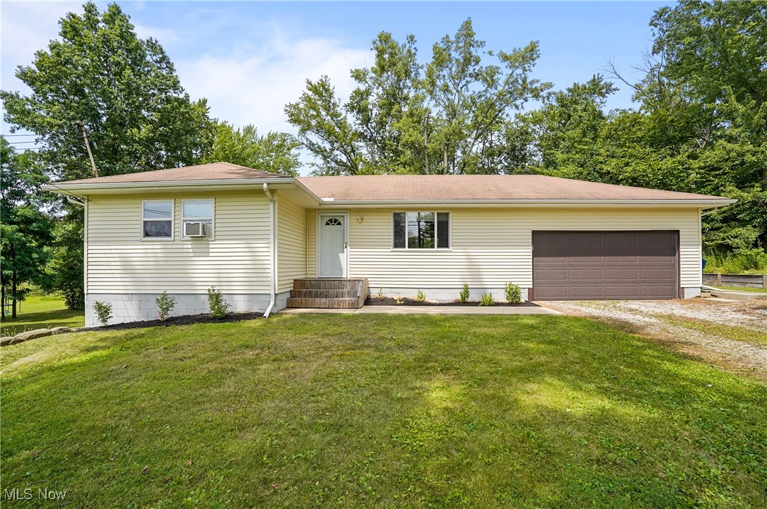 This charming single-story home offers comfort, space, and opportunity—featuring 3 spacious bedrooms, 1 full bath, and a flowing open floor plan designed for easy living and entertaining. Set on nearly an acre in the highly sought-after Green Local School District, this home provides the perfect blend of convenience and privacy. The main living area feels both cozy and open, ideal for hosting friends or relaxing with family. Step outside to a spacious backyard and deck—perfect for cookouts, gatherings, or simply enjoying Ohio’s beautiful seasons. An attached 2-car garage offers plenty of room for vehicles and storage. The partially finished basement adds extra flexibility for a home gym, workshop, or future fully finished space. Whether you’re a first-time buyer, downsizing, or investing, this move-in-ready home offers incredible potential in a fantastic location.
Schedule your private showing today—your next chapter starts here
