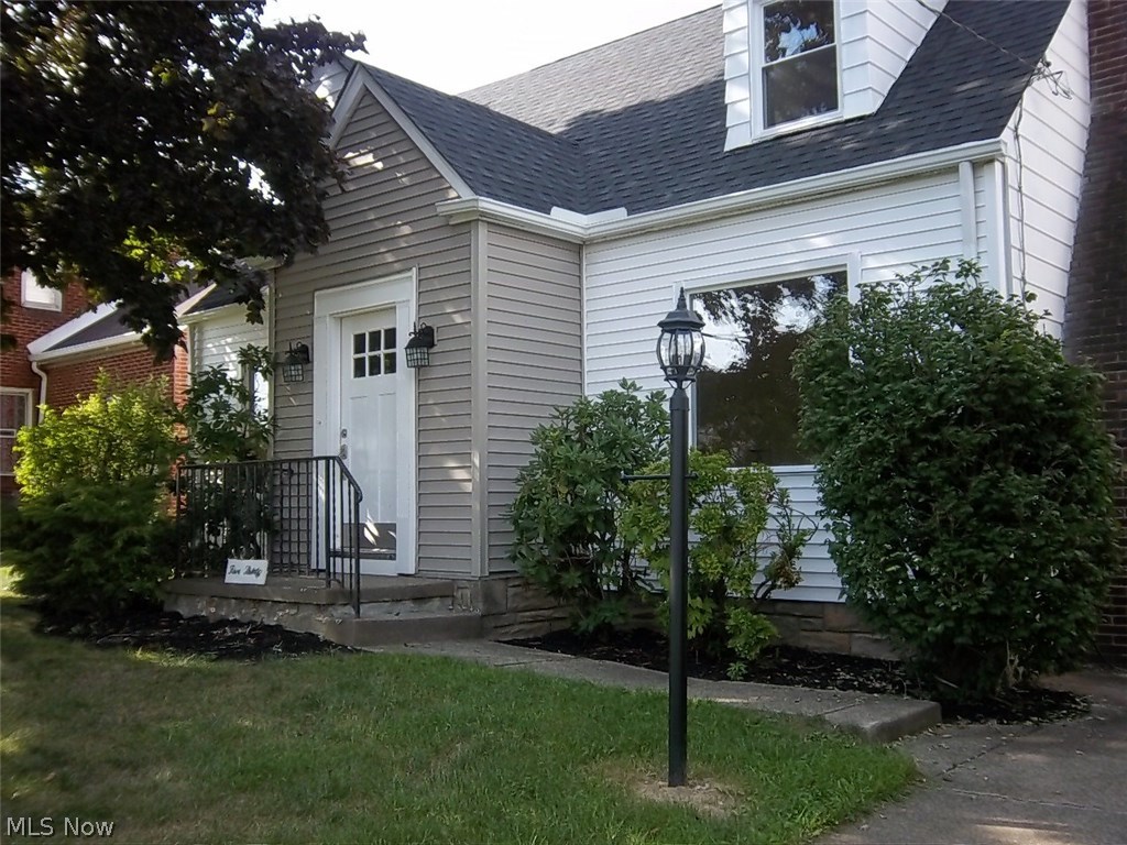 Beautiful home.  Updated kitchen cupboards & floors, remodeled bath, ceramic tile on floor and shower wall, all refinished hard wood floors and new interior paint & vinyl siding. Furnace, roof, & H/W tank new in 2016. Newer windows, walk in closets, dry basement. Much more.  This is a must see.
