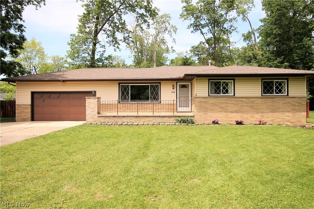 Precious memories begin right here in this updated three bedroom, two full bath ranch home which radiates with pride and love. Come inside to the family room which boosts a large picture window with spectacular views of the outside landscaped front yard. The first floor flows seamlessly with the family room to the open dining room, kitchen and the all season room which has a wood burning fireplace and new sliding doors to let the natural light shine through and leads to the backyard, concrete patio and shed for all the finest of outdoor living! The kitchen features new faucets, stainless steel appliances 2019, lots of natural cabinets and counter space even a spot to put bar stools and a window above the double sink looking out to the picture perfect backyard. The first floor continues with a fabulous full bathroom with new faucets and three large bedrooms with closet space. The waterproofed basement is fully finished with another full bathroom and shower and storage space.  There is a