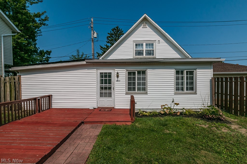 *NEW* UPDATED Beautiful Bungalow - THREE BEDROOM / 2 FULL BATH - UPDATED KITCHEN w/ Ceramic Accents / Front Wooden Deck / Large Living Room OPEN to the Kitchen and Dining Room / First Floor Master Bed and First Floor Office / Rear Concrete Patio / 2 Bedrooms Upstairs w/ 2nd Full Bath / Newer Paint and Flooring throughout / Stainless Steel Appliances / Newer Carpet and Laminate Flooring / Wood Privacy Fence. Move-In Ready - MUST SEE.