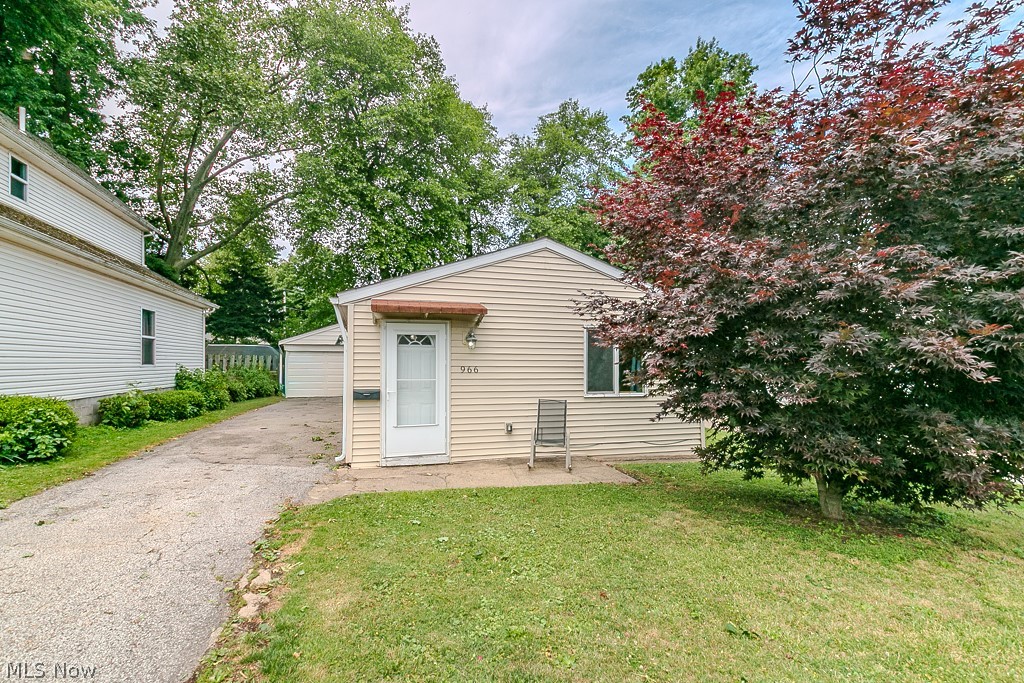 Enjoy easy, one-floor living just steps from the shores of Lake Erie! This charming 2-bedroom, 1-bath ranch offers a fantastic opportunity for homeowners and investors alike. Conveniently located just a few houses from the lake, you'll love the peaceful setting and nearby access to all that Willoughby has to offer. Inside, the home features a functional layout with comfortable living spaces and the convenience of slab construction - no basement or stairs to worry about. Outside, you'll find a private backyard perfect for relaxing, entertaining, or enjoying summer evenings from the covered back patio. A detached one-car garage provides additional storage and parking. Additional highlights include a new hot water tank (2022) and the added peace of mind of being Point of Sale compliant. Whether you're looking for an affordable place to call home, a weekend retreat near the lake, or a solid investment property, this property offers endless potential in a desirable location. Don't miss your chance to own a home just moments from Lake Erie!
