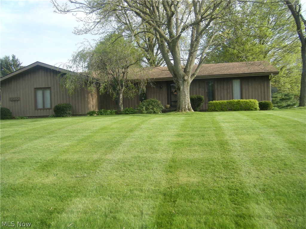 Welcome Home to 3500 Rustic Lane. Immaculate cedar ranch featuring 3 bedrooms, large living room & hallway with new carpet 2019. Family room fireplace w/gas logs included in open concept to dinette & all appliance kitchen with pantry. There is even first floor laundry! Sun porch, 2 new doors for summer time enjoyment leads to brick patio on this large manicured 3/4 of an acre yard. Hugh basement has a lot of potential. Would make a great man cave. Walls & floor are  painted. 13 X 11 utility room w/cupboards, sink & work bench. Newer hot water tank. Boiler replaced for gas hot water heat 4/2016. Water Softener, Air, Roof replaced 5 yrs, & Gutter Helmet. Garage 26x22 = 2 1/2 car garage - two new garage doors with opener & concrete drive way. Includes a New Dehumidifier. Stop by & take a look!


.