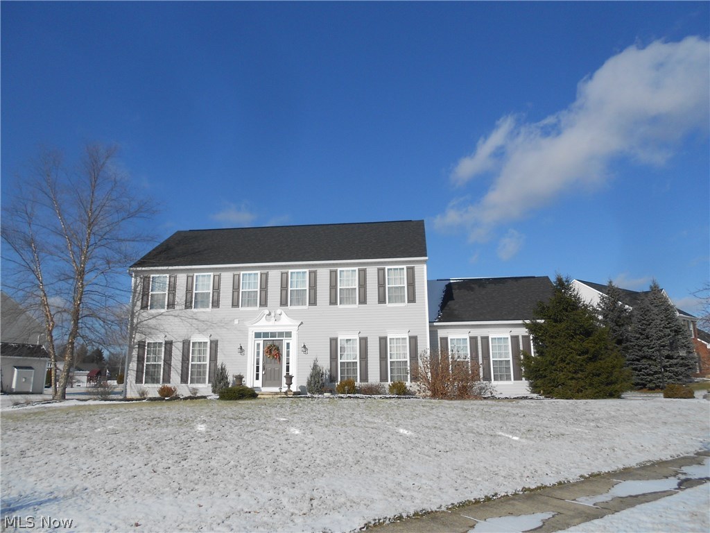 Rarely available 4-5 bedroom colonial in Blossom Glen is truly a gem!  This home boasts a huge applianced kitchen with island/breakfast bar, family room w/ fireplace accented by an abundance of windows that overlook the beautiful back yard & morning room with a door leading to the paver patio and fire pit.   It's a perfect floor plan for large gatherings and entertaining.  A laundry room, powder room, formal dining and living room complete the first floor.  Upstairs you'll find a spacious master suite with a 7 X 8 walk-in closet.  The master bath offers a walk-in shower, soaking tub and double sink vanity.  There are 3 more bedrooms and another full bath on the second floor plus another room currently used as a bedroom; however could be an office.   The finished lower level offers a spacious recreation room, full bath, office, and a craft room currently used for storage.  Updates include a new roof (approx. 5 years young), appliances (2010-2013), H2O tank (5/2015) and garage door (4/20