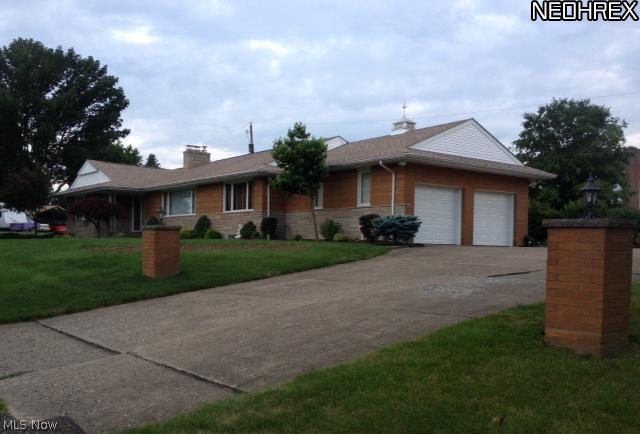 Outstanding, updated beautiful brick/stone ranch situated in a well established, sought out neighborhood. This home offers so much including 3 bedrooms and 3 full baths, including master. Spacious eat-in kitchen, living room and dining room. Hardwood floors throughout, 2 fireplaces, 2 car attached garage, over half an acre. Full basement and covered private settings patio great for entertaining. Call today for showing.