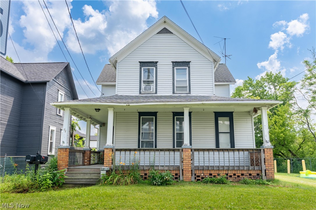 Welcome to this beautifully updated duplex in Barberton, offering an excellent opportunity for both investors and owner-occupants! This well-maintained property features two separate units, each with its own private entrance. The first unit offers 2 bedrooms and 1 full bath, while the second unit features 1 bedroom, 1 full bath, plus a versatile bonus room perfect for a home office, nursery, or additional living space. A spacious covered front porch provides the perfect place to relax, and the detached 2-car garage offers ample parking and storage. Conveniently located near shopping, dining, parks, and major highways, this move-in-ready duplex is full of potential. Don't miss your chance to own this fantastic income-producing property!