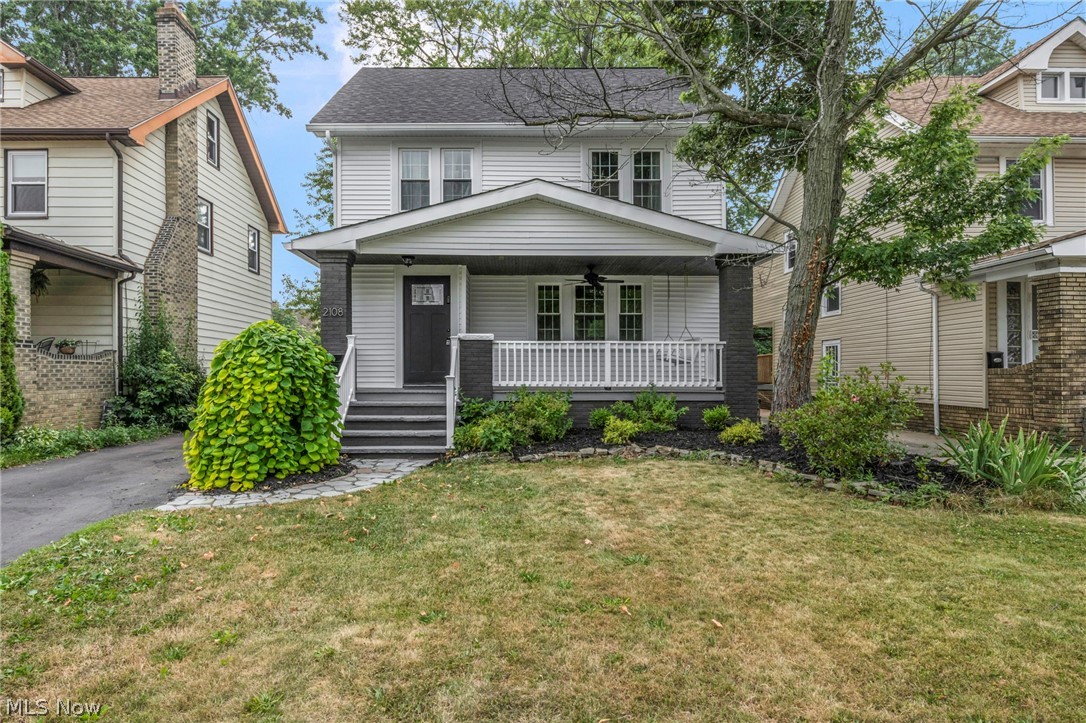 Forget the checklist for a minute. Yes, there's a new roof, new gutters, energy-efficient windows, a newly built garage, and an extensive 2025 renovation.  But what you'll remember is how this home feels. Warm, spacious, thoughtfully designed, and ready for everyday living.

The oversized front porch sets the tone before you step inside, where beautifully refinished hardwood floors, abundant natural light, and a striking fireplace create an inviting place to gather. The formal dining room flows seamlessly into a beautifully redesigned kitchen featuring white shaker cabinetry, stone countertops, stainless steel appliances, a subway tile backsplash, and plenty of space for everything from busy mornings to holiday dinners.

Upstairs, you'll find three generously sized bedrooms, including one with custom floor-to-ceiling built in shelving that adds character and flexibility whether you need a stylish bedroom, library, or work from home space. The beautifully renovated main bathroom feels like a private retreat with marble flooring, a freestanding soaking tub, separate walk-in shower, and dual vanity.

The finished third floor offers incredible flexibility as a media room, playroom, home office, fitness space, or quiet retreat, while the finished lower level provides even more room to spread out with additional living space and a full bathroom.

Outside, the newly constructed backyard patio creates the perfect setting for relaxing or entertaining, while the newly built oversized two-car garage adds exceptional storage and convenience.

Beautifully renovated. Thoughtfully designed. Ready for its next chapter.