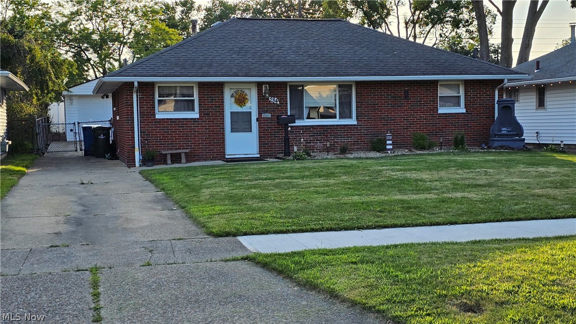 Immaculate 3 Br., 1 Ba ranch w/2-car detached garage, shows pride of ownership. Features Central Air/ Gas forced heat
and Ceiling fans throughout, large Utility rm. with pantry closet, Enclosed Patio/ 4 season room with heat (has been
disconnected but can be reconnected) Comes with many Newer items: Central Air '22 (still has 10 year warranty parts)
Sewer line '22, H2O tank ''20, Bathroom plumbing "20, Blown in Insulation and driveway (back) and sidewalks (front).
2-car gar. welcomes mechanics dreams comes with cabinets. All Appliances stay! Walking distance to Lake Erie, Parks,
shopping and more!