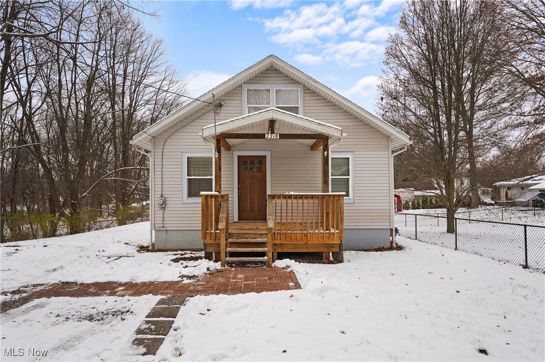 If your looking for a private property on a dead end street, this is it!  This charming and cute home is the perfect opportunity for investors or first-time buyers! Step inside to a nicely sized living room that flows into an eat-in kitchen, offering plenty of space for everyday living. The first floor features two bedrooms and a full bath. Upstairs, you’ll find a third bedroom with its own full bath complete with a walk-in shower—ideal for guests, a primary suite, office or whatever fits your needs.  Enjoy a good-sized yard with a patio for outdoor gatherings, plus a handy storage shed. A welcoming covered front porch will be nice to enjoy the seasons.  This property is a great value.  2006 - roof, siding, windows, furnace and AC.